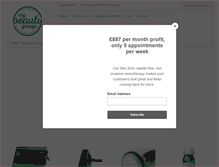 Tablet Screenshot of mybeautygroup.com